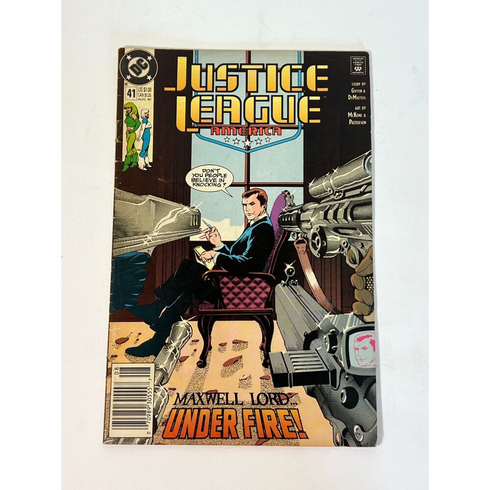 Vintage DC Comics -‎ Justice League America #41 (Published 1990)